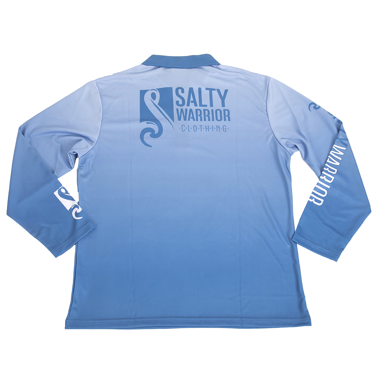 Plain Blue Shirt - Salty Warrior Clothing - Fishing apparel designed by ...